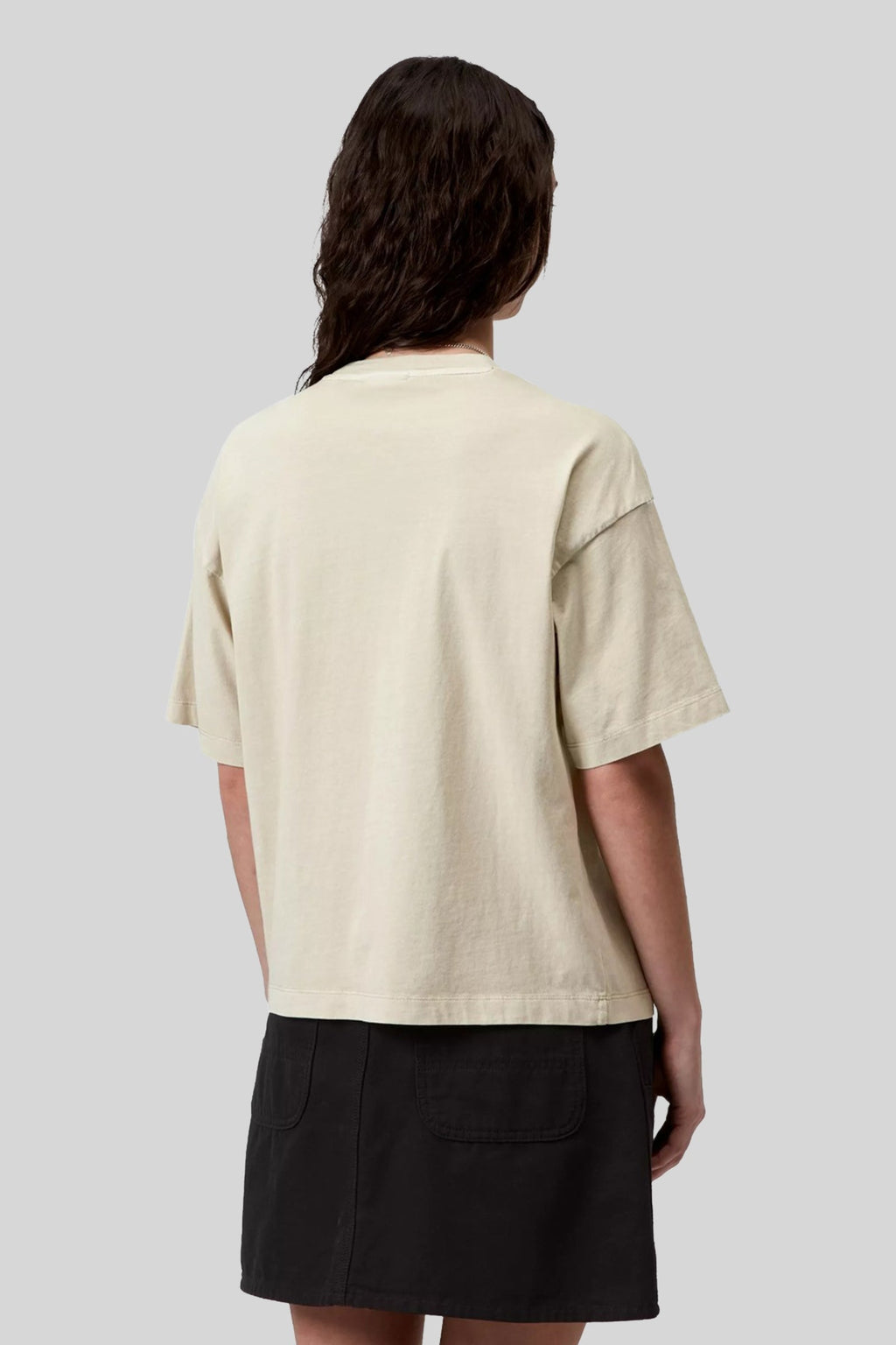 Short Sleeve Garment-Dyed Cropped T-Shirt