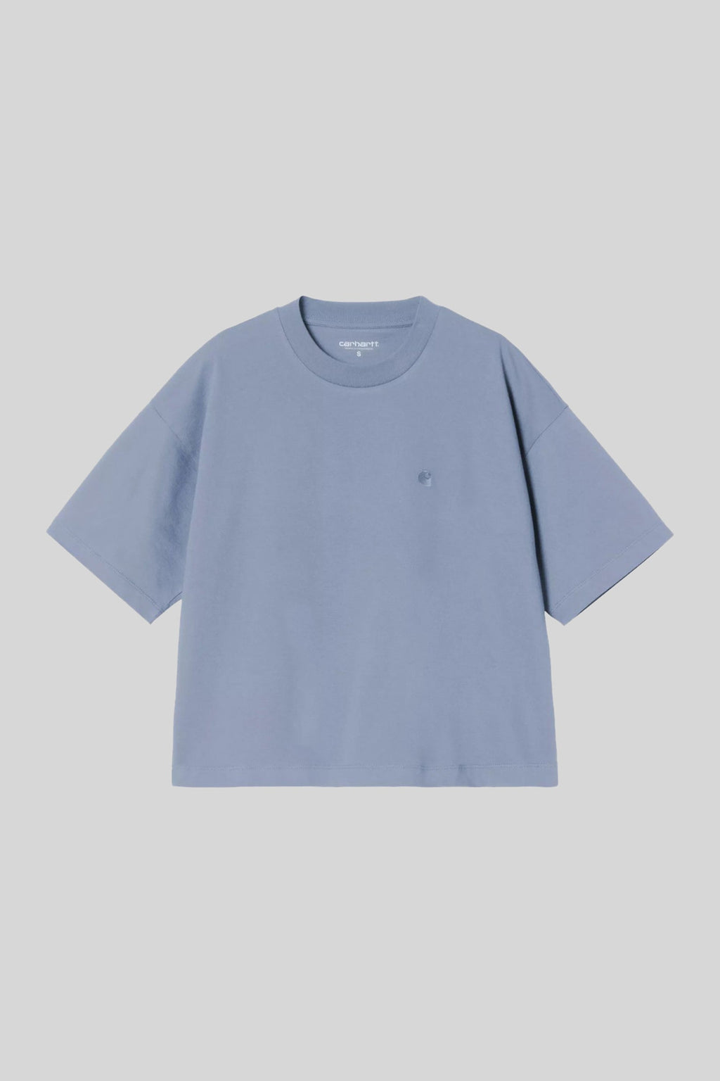 Short Sleeve Cropped Cotton T-Shirt
