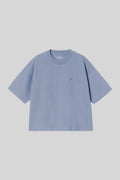 Short Sleeve Cropped Cotton T-Shirt