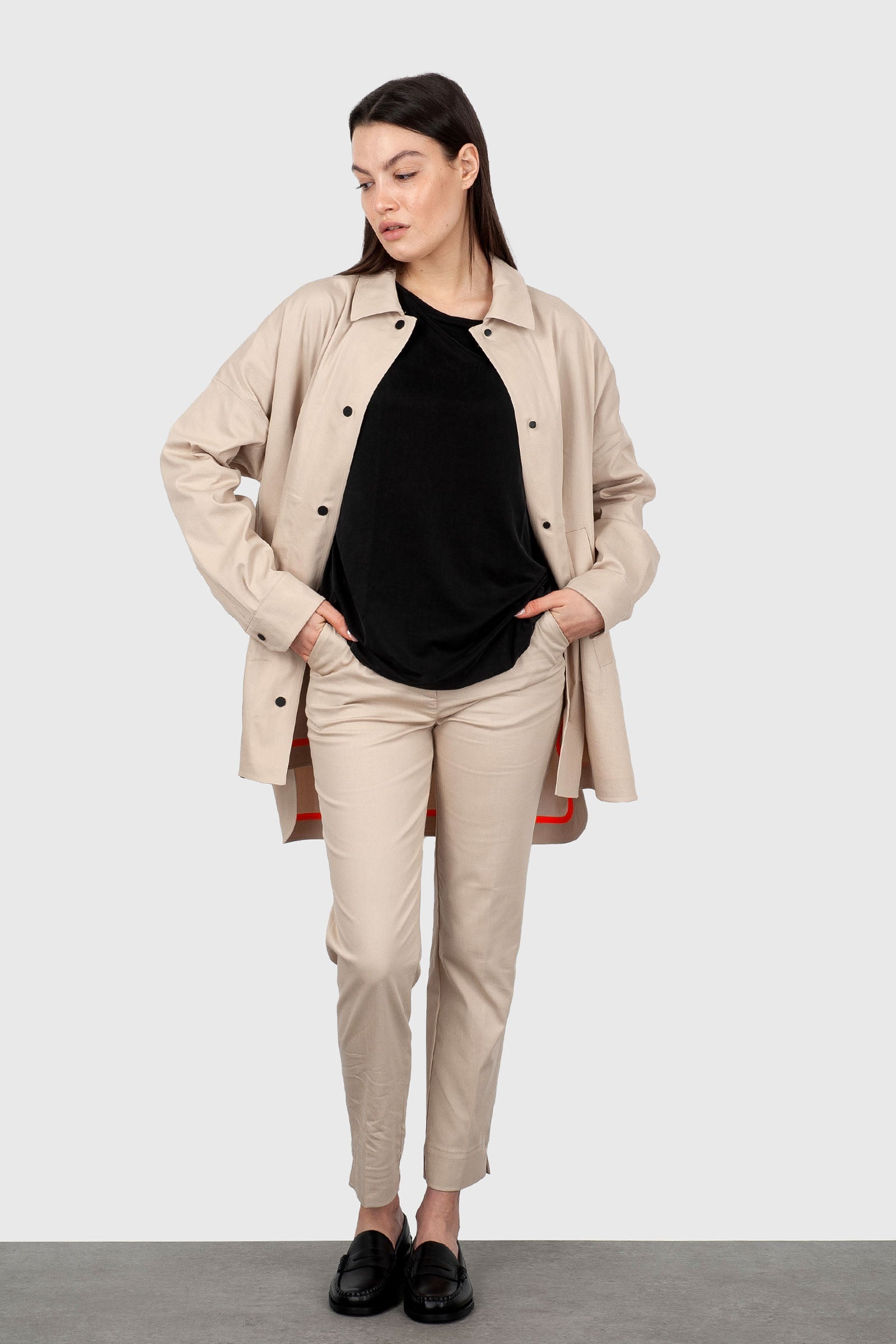 Cupro Square Wom Shirty