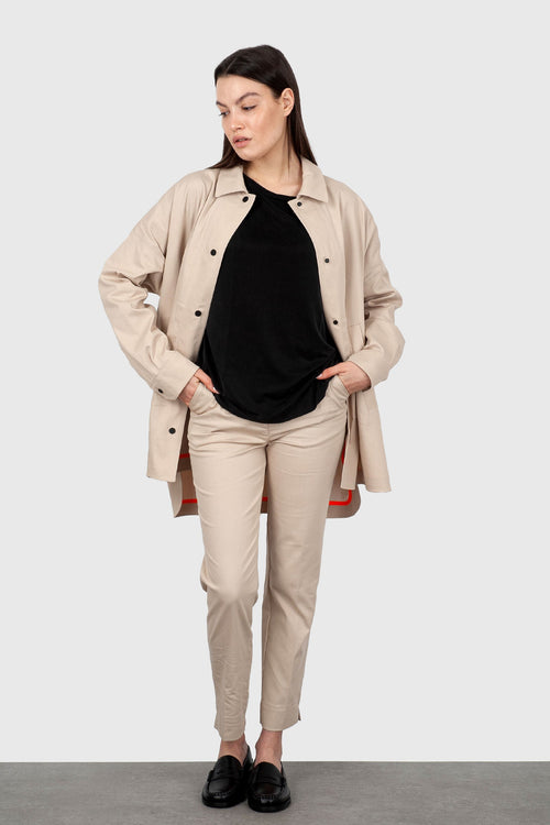 Cupro Square Wom Shirty
