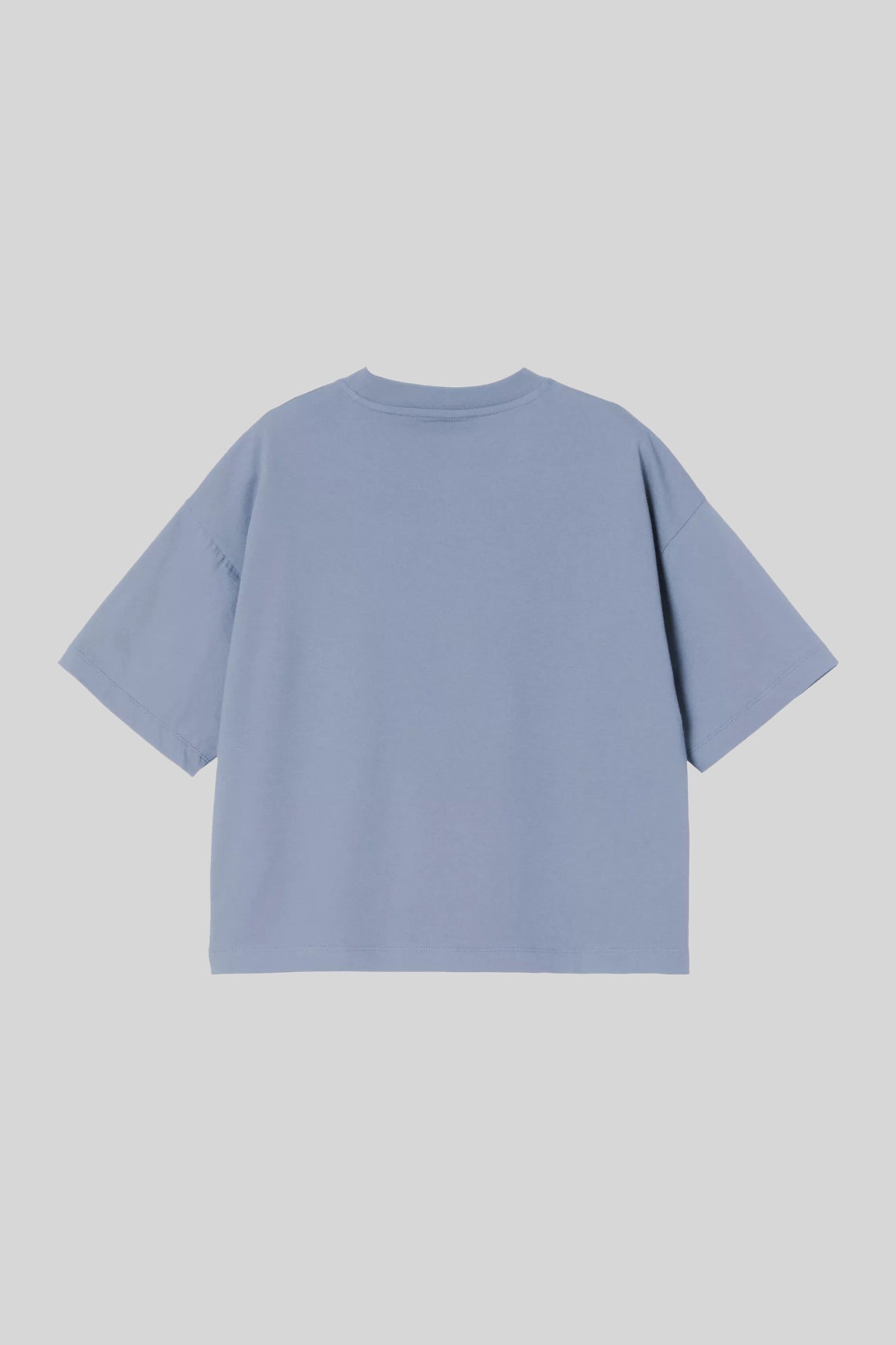 Short Sleeve Cropped Cotton T-Shirt