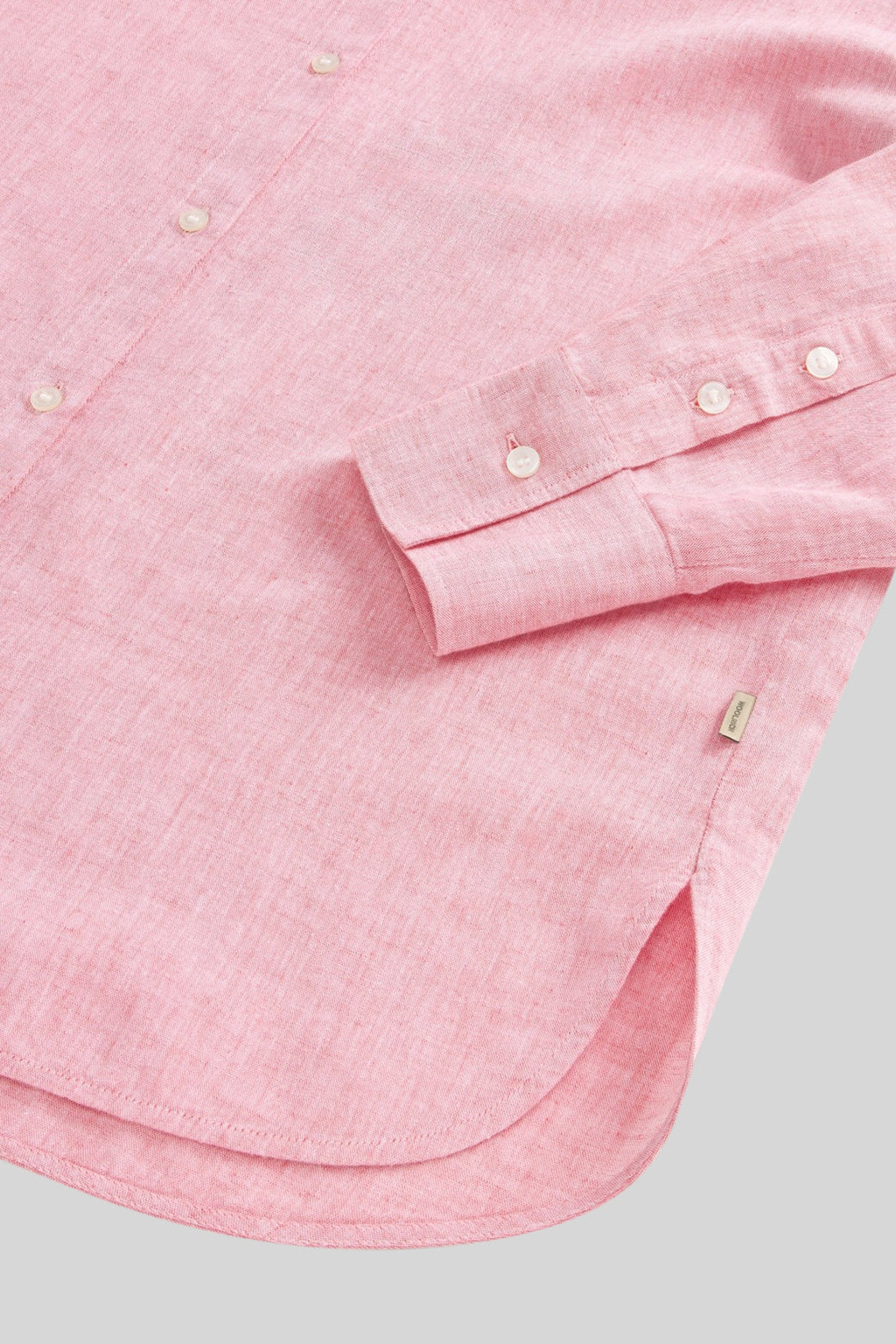 Cotton And Linen Blend Boyfriend Shirt