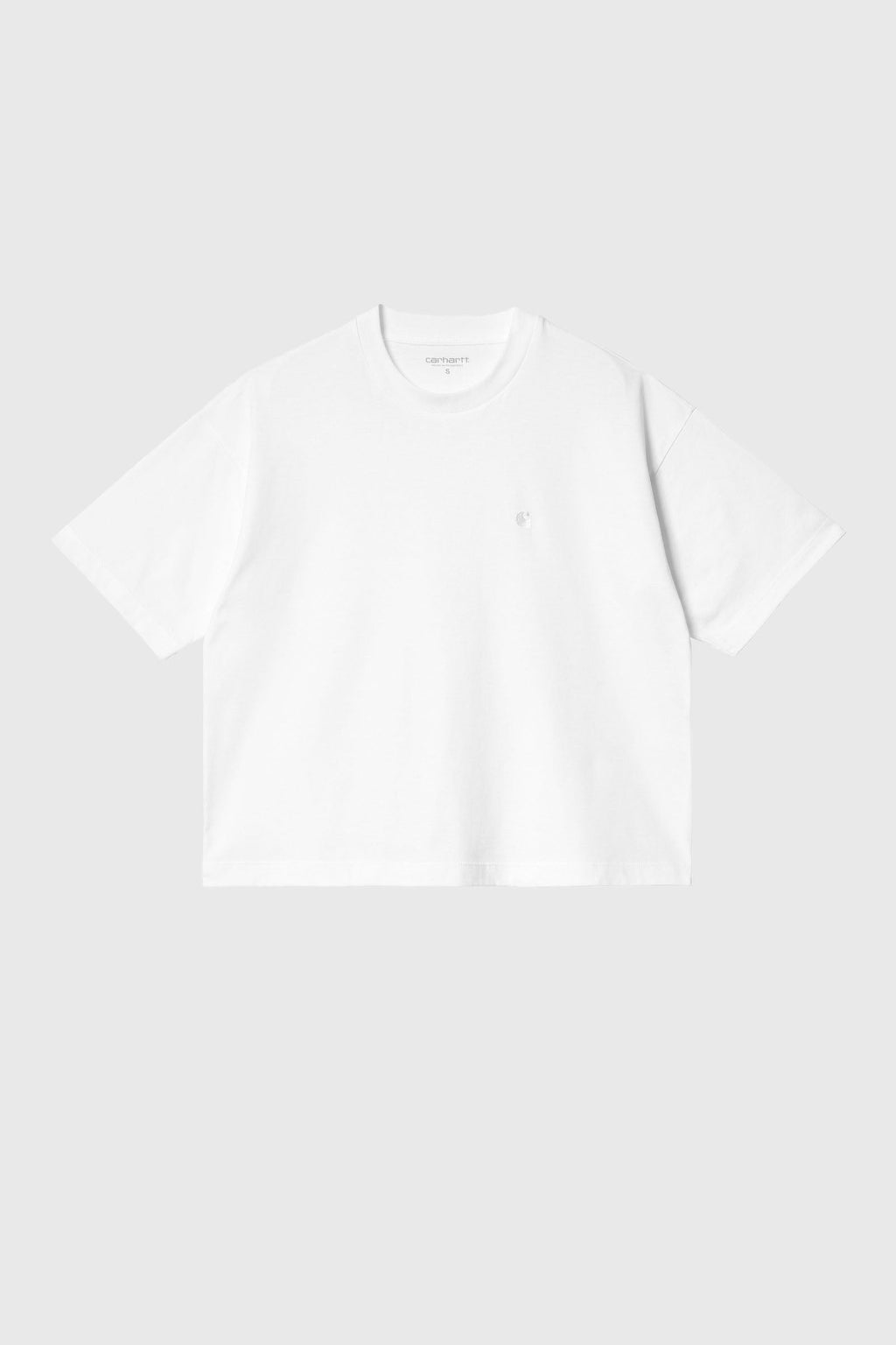 Short Sleeve Cropped Cotton T-Shirt