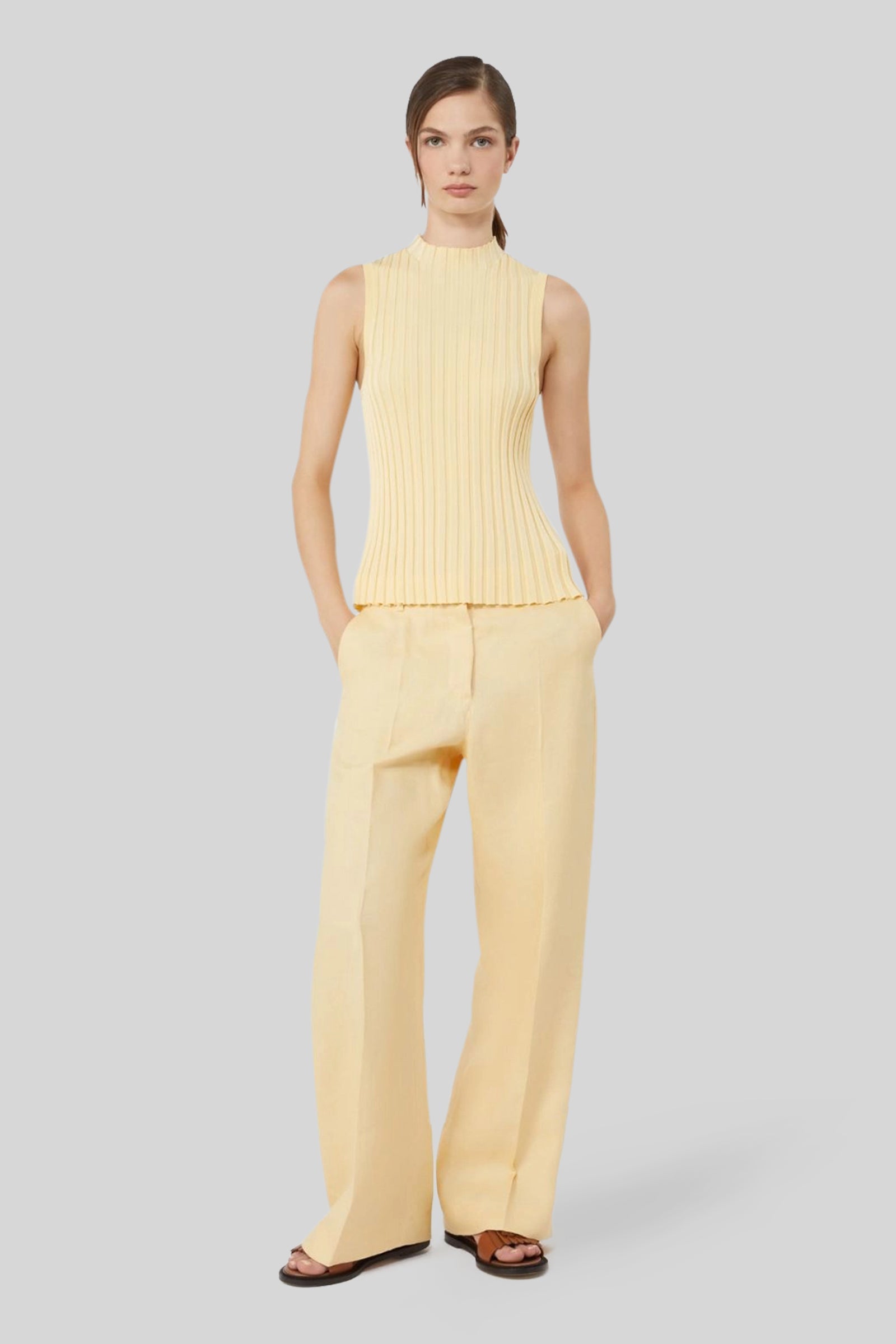 Malizia Linen Canvas Pant