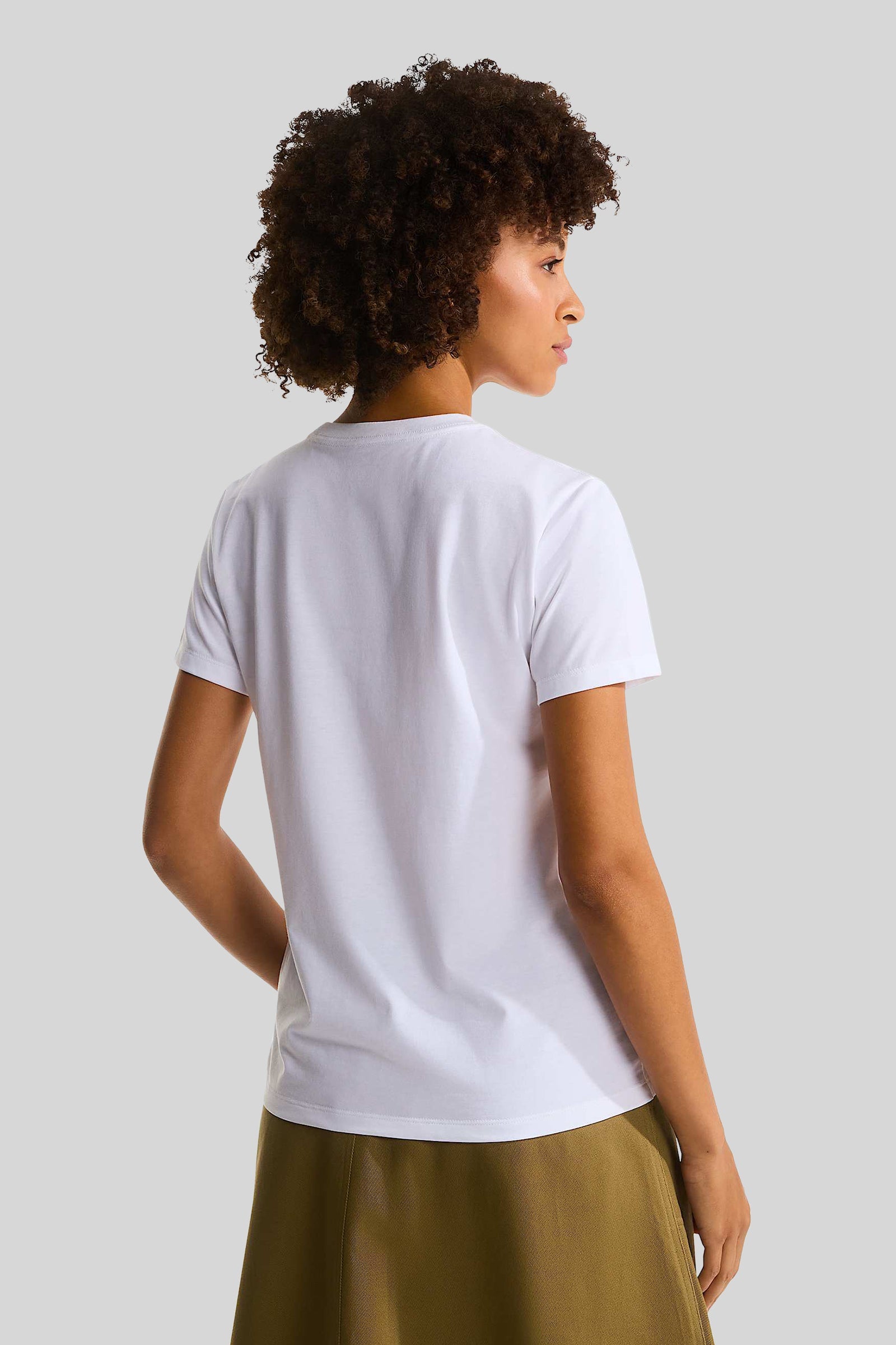 Slim Fit Polycotton T-Shirt