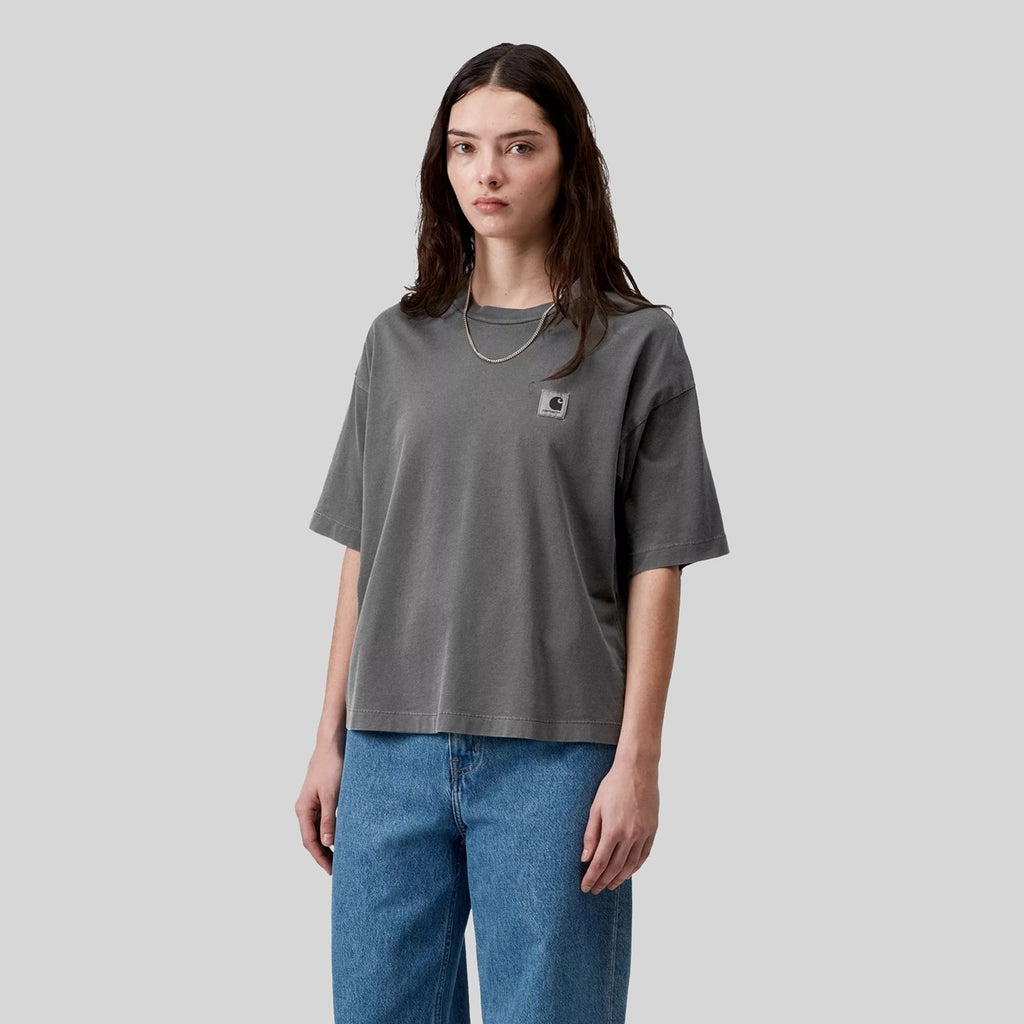 Short Sleeve Garment-Dyed Cropped T-Shirt