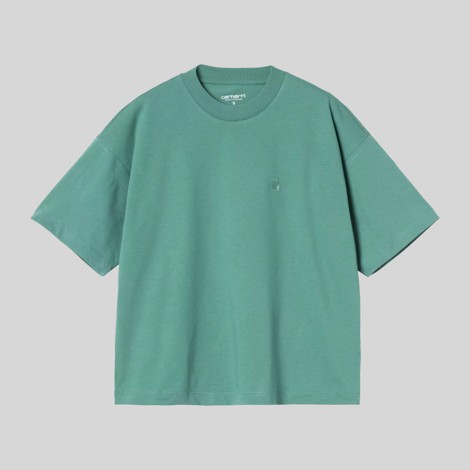 Short Sleeve Cropped Cotton T-Shirt