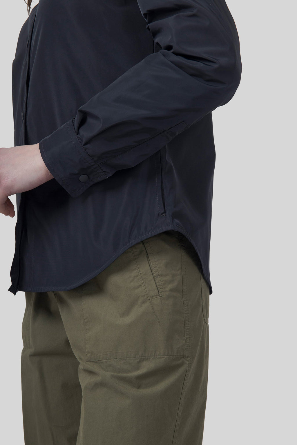 Unlined Glue Shirt In Technical Polyester