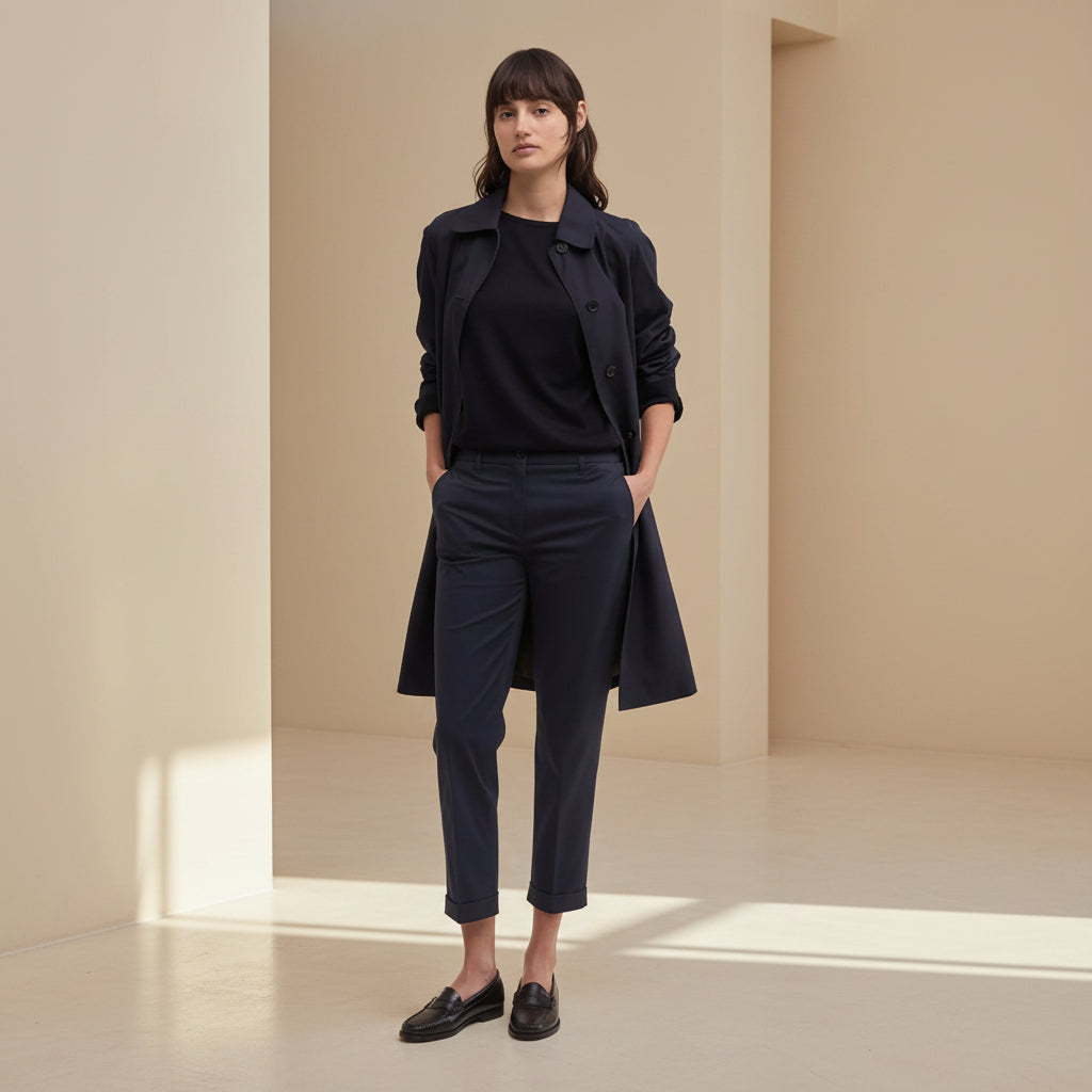Stretch Cotton Twill Pant