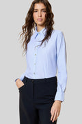 Oxford Jacquard Stripe Wom Shirt