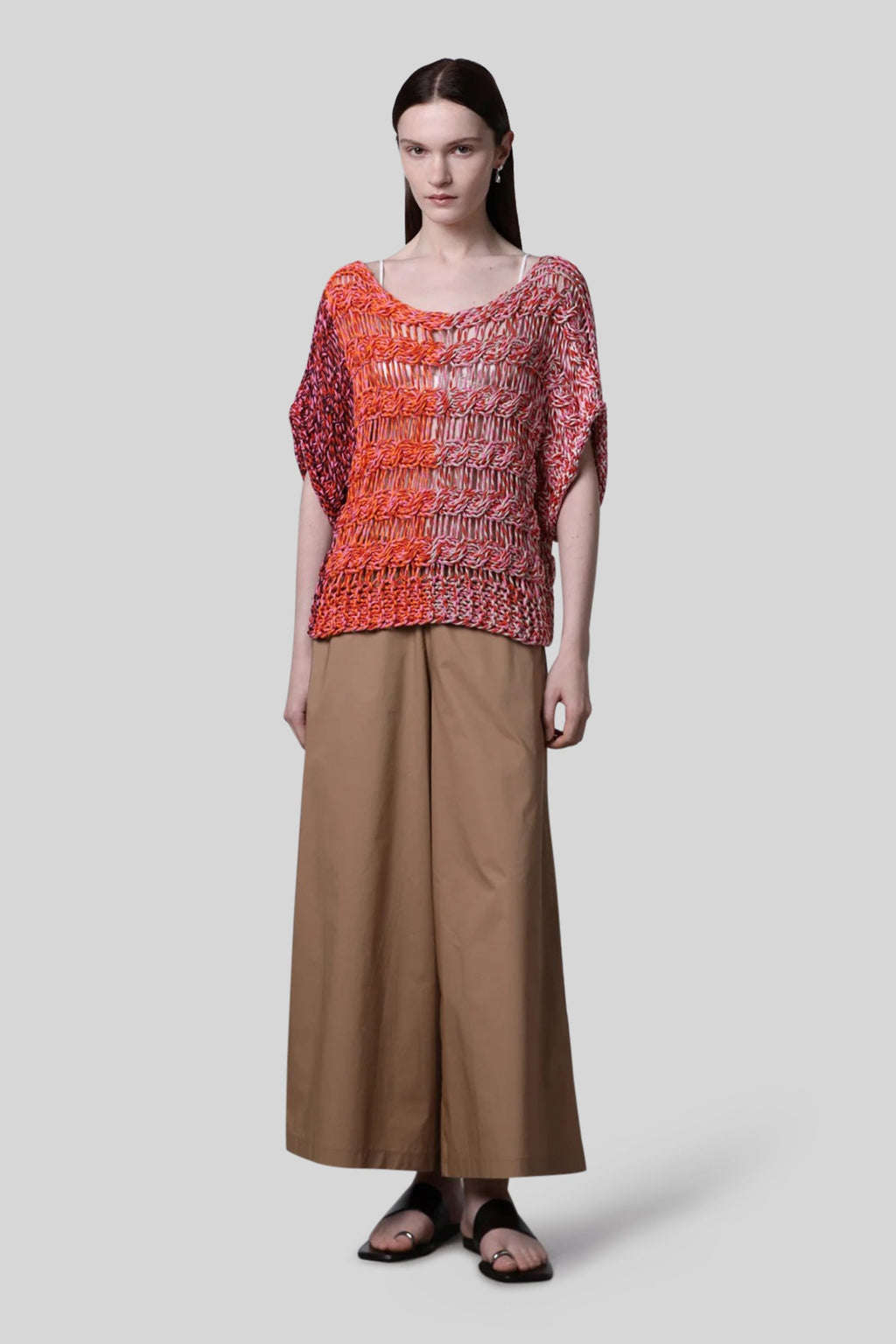 Wide-leg Cropped Pants