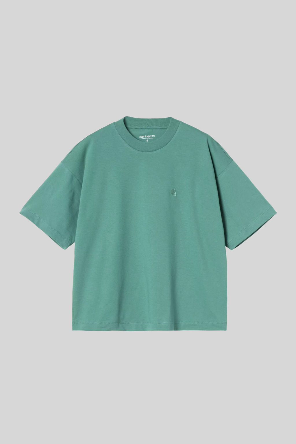 Short Sleeve Cropped Cotton T-Shirt