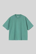 Short Sleeve Cropped Cotton T-Shirt