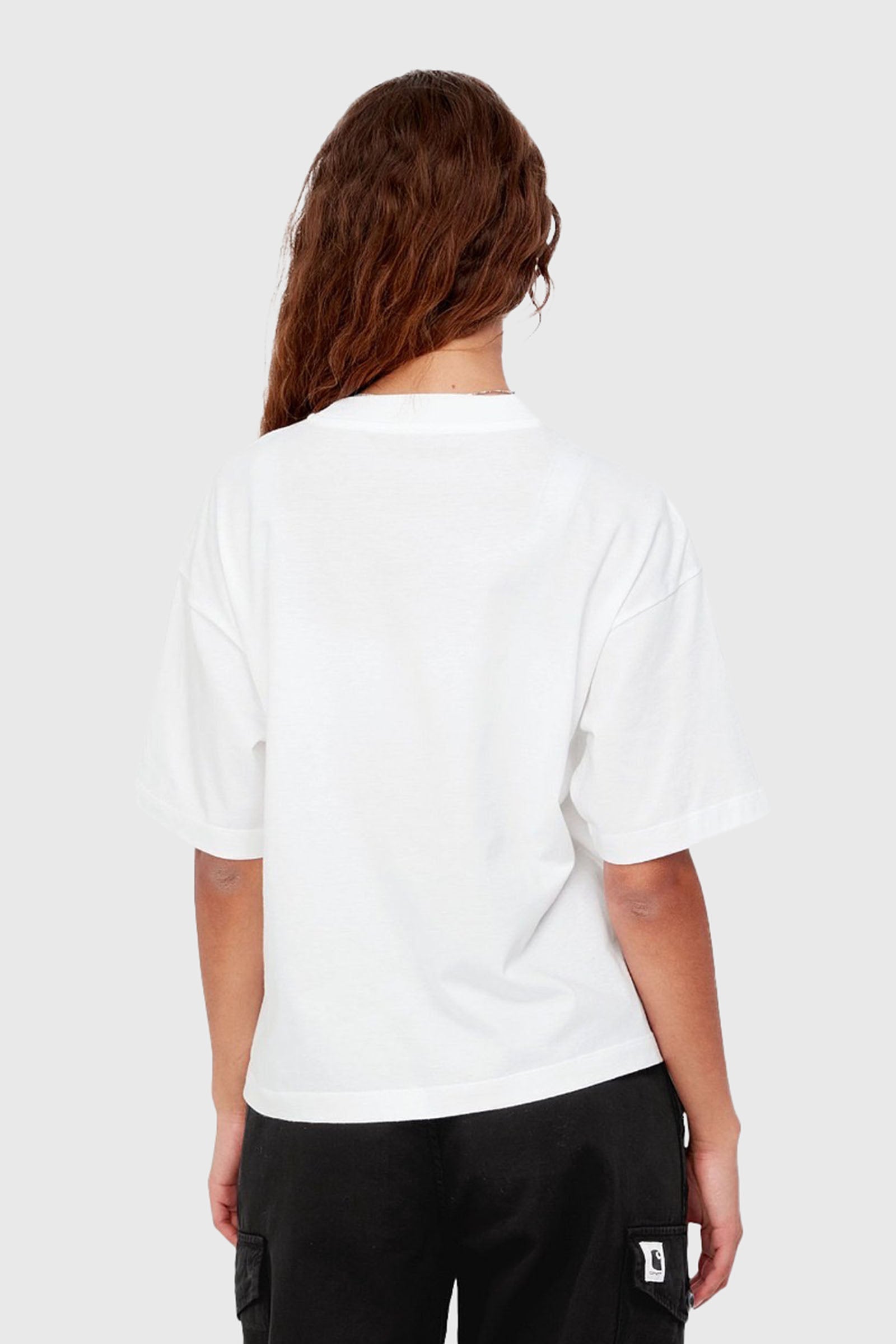 Short Sleeve Cropped Cotton T-Shirt