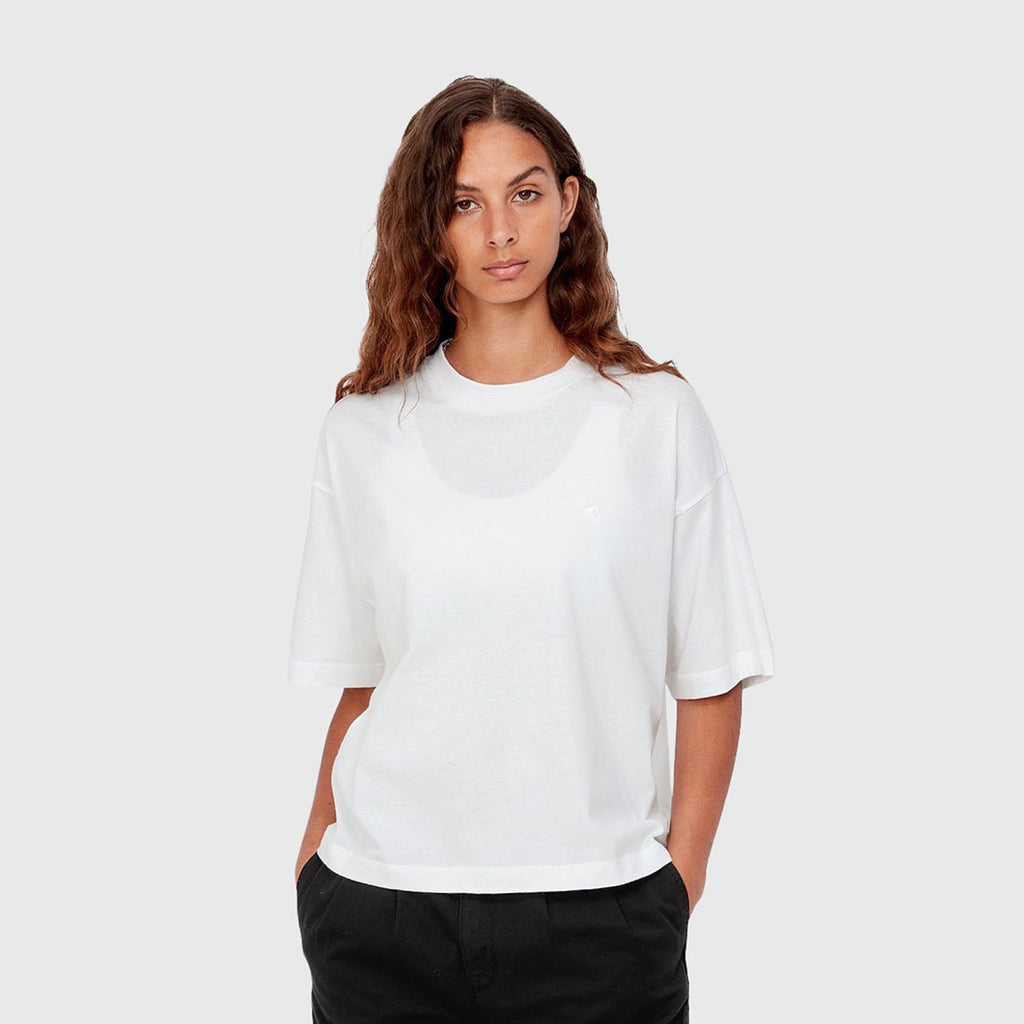 Short Sleeve Cropped Cotton T-Shirt